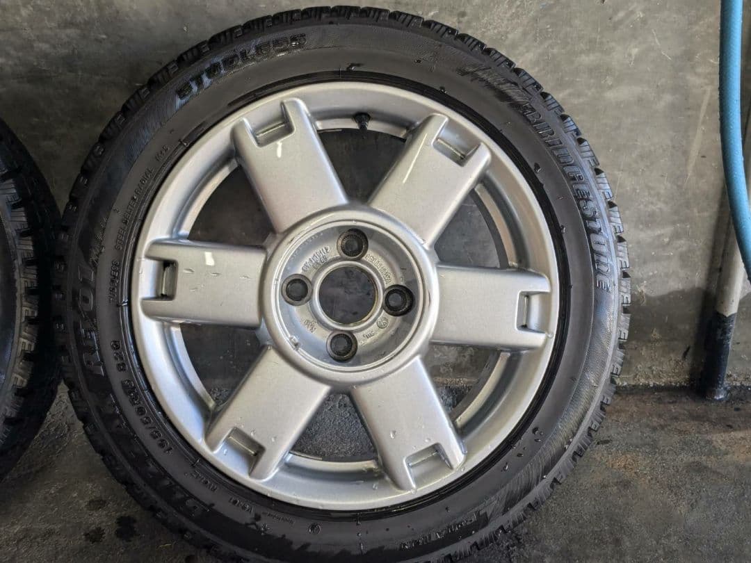 VW ルポ GTI 純正ホイール　４本（スタッドレス 195/50R15）希少