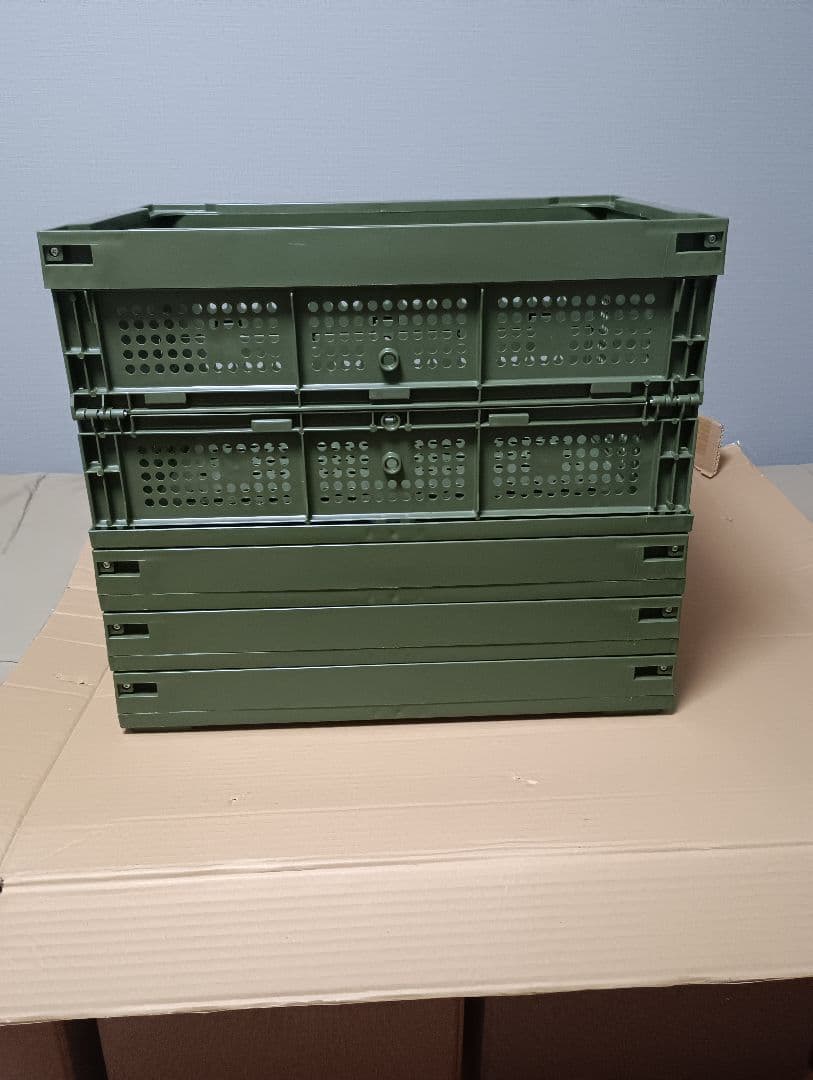 中古　4個セット　オリコン　底面耐荷重25㌔（カタログ）松本産業　40L