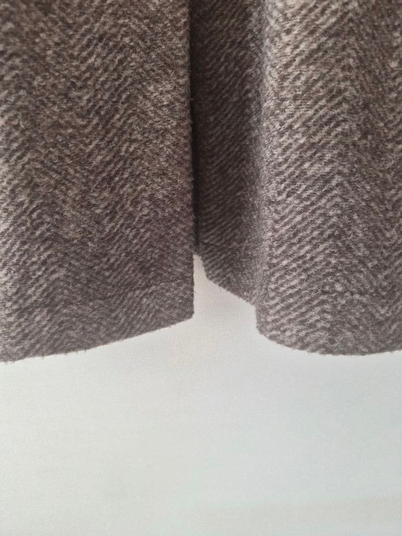 Spick & Span　Wスライバーヘリンボーン ミドルコート　2022AW