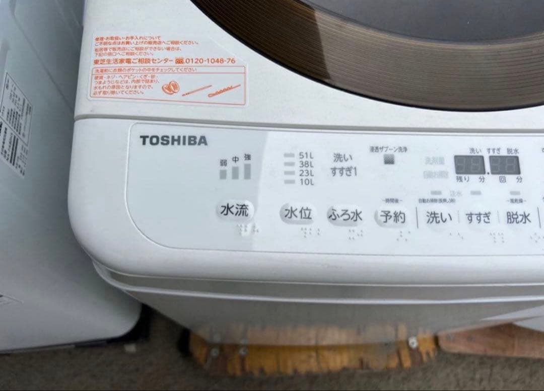 2017年式 6kg TOSHIBA 洗濯機 AW-6D6