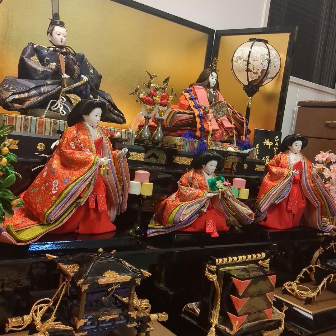 吉徳大光　花井幸子デザインひな祭り 雛人形セット