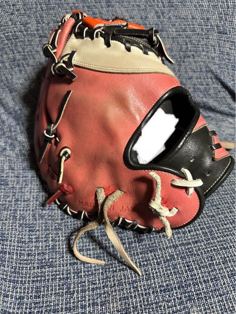 (中古)ジームス　一般用ファーストミット　オーダー　刺繍あり