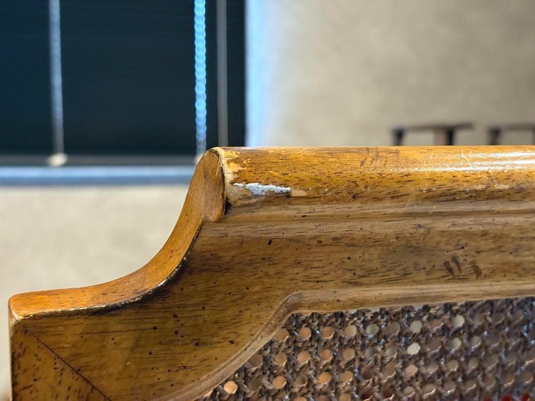 高級　DREXEL ドレクセル　アンティーク　ヴィンテージ　かごめ編み　YS