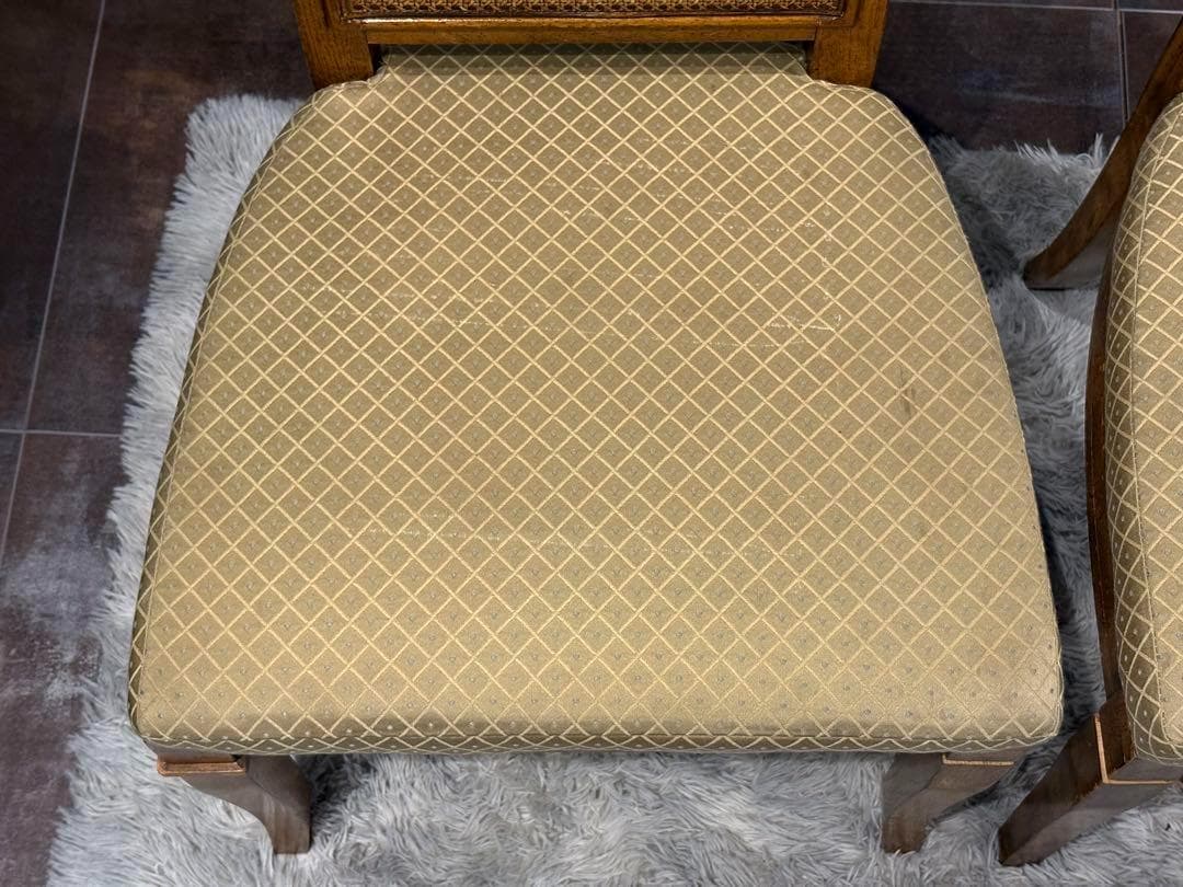 高級　DREXEL ドレクセル　アンティーク　ヴィンテージ　かごめ編み　YS