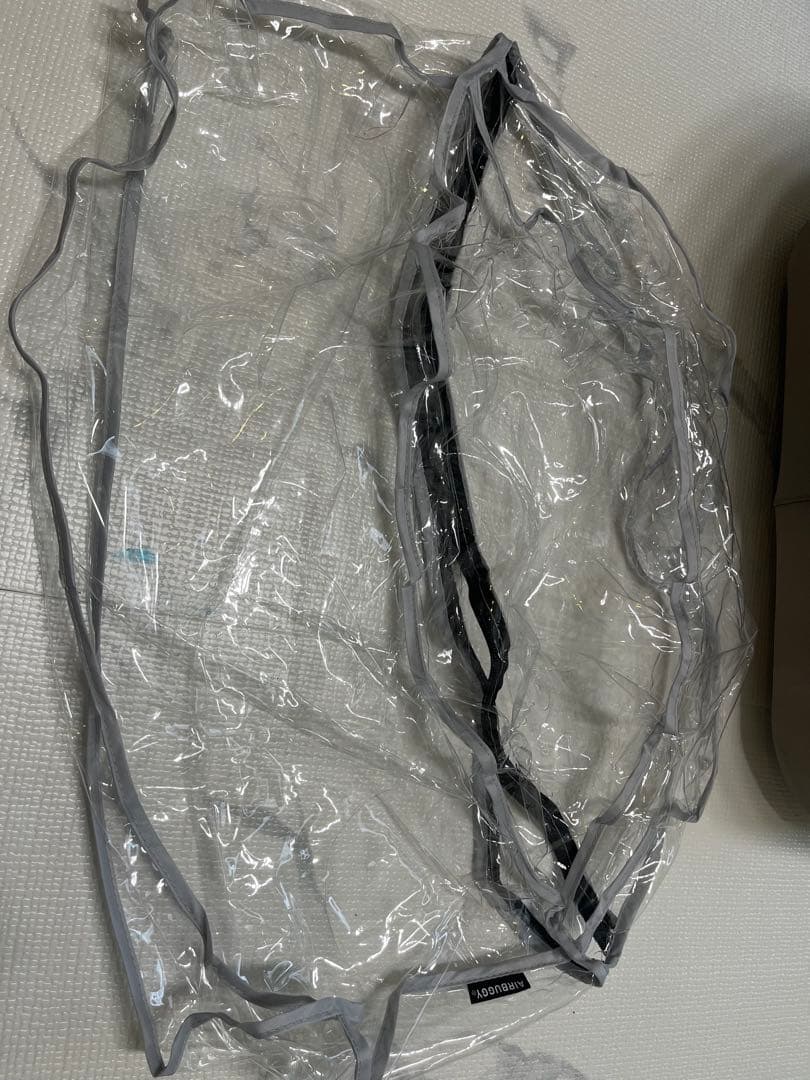 小型犬2匹入れる！AIRBUGGY PET FITT WIZ・レインカバー付