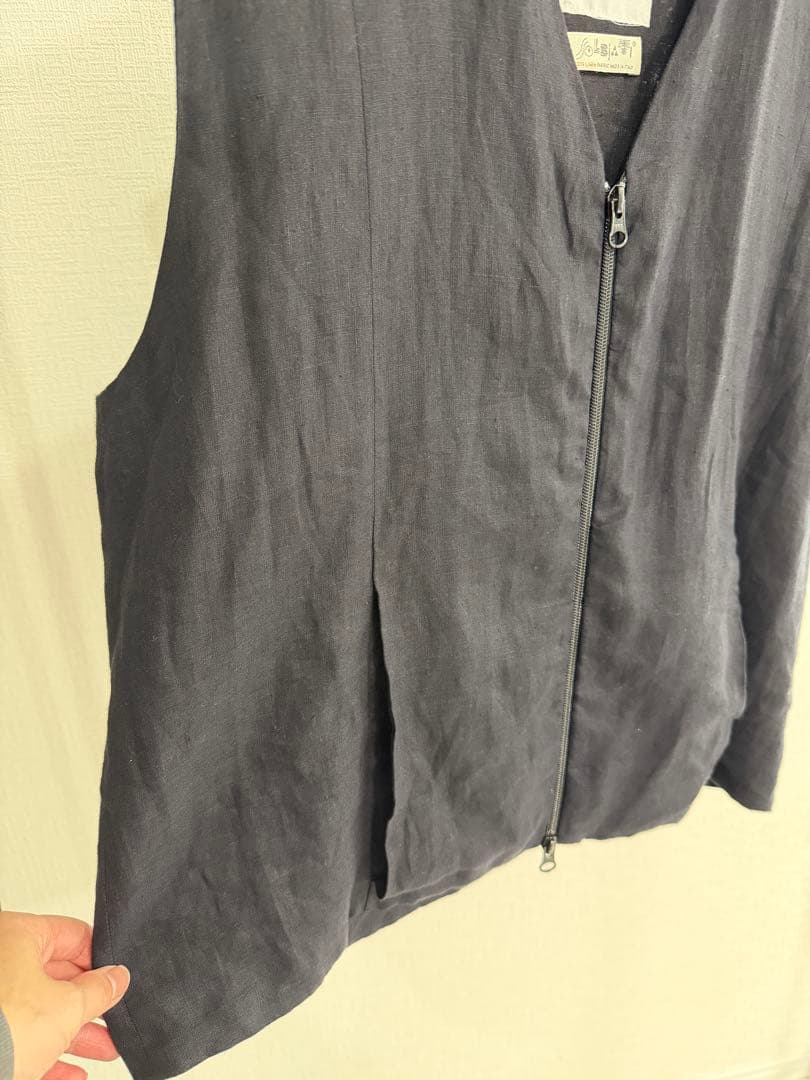 トップス GABRIELA COLL GARMENTS FINE LINEN VEST