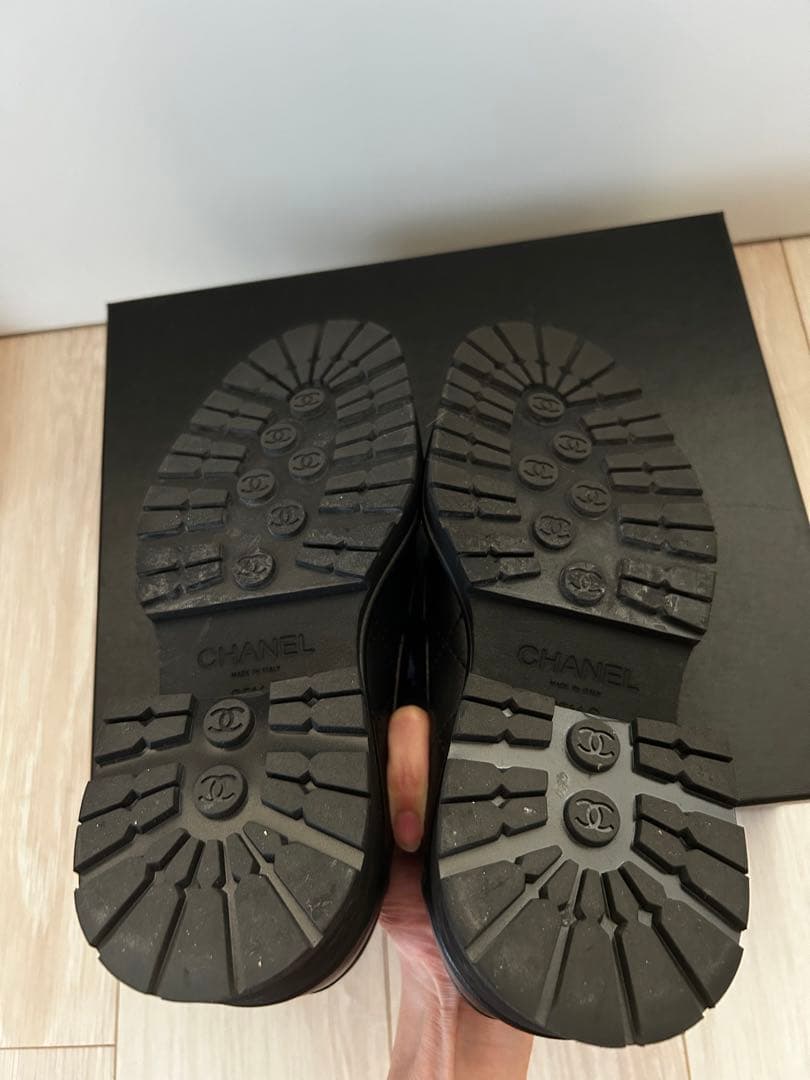 CHANEL シャネル ココマーク ローファー G45074 厚底靴　35.5