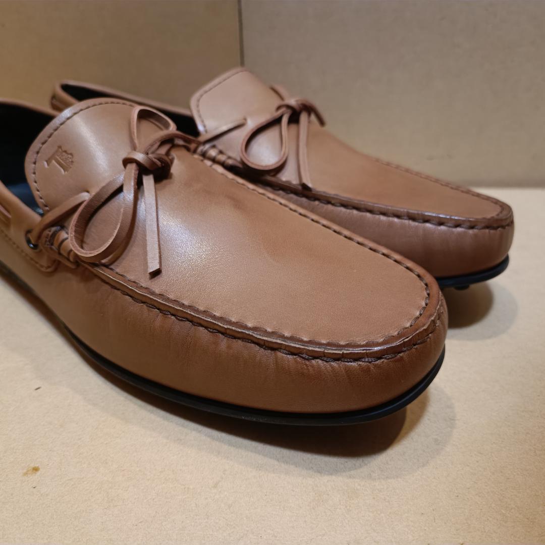 トッズ（TOD'S） イタリア製ドライビングシューズ 茶 UK8