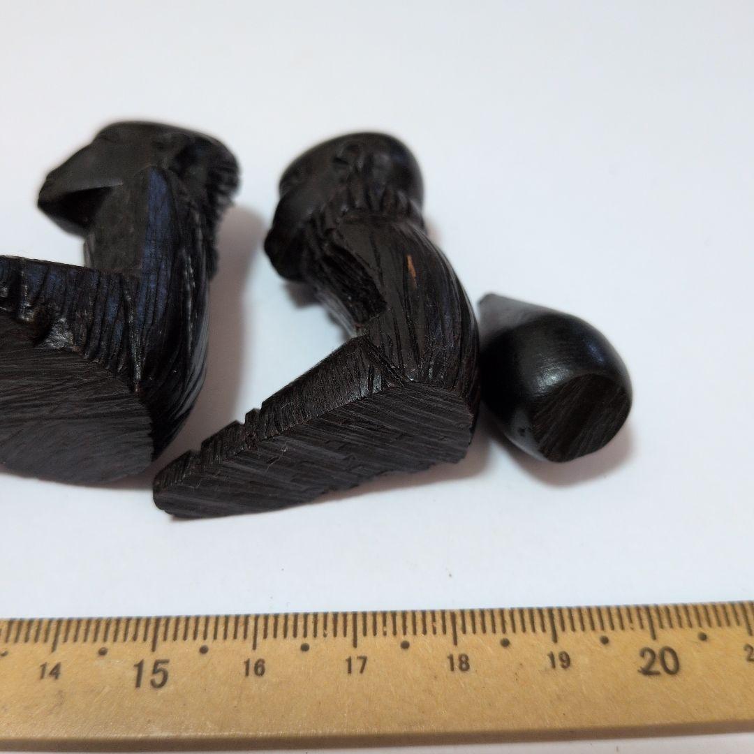 木製彫刻人形 6体セット　木製　置物　アンティーク