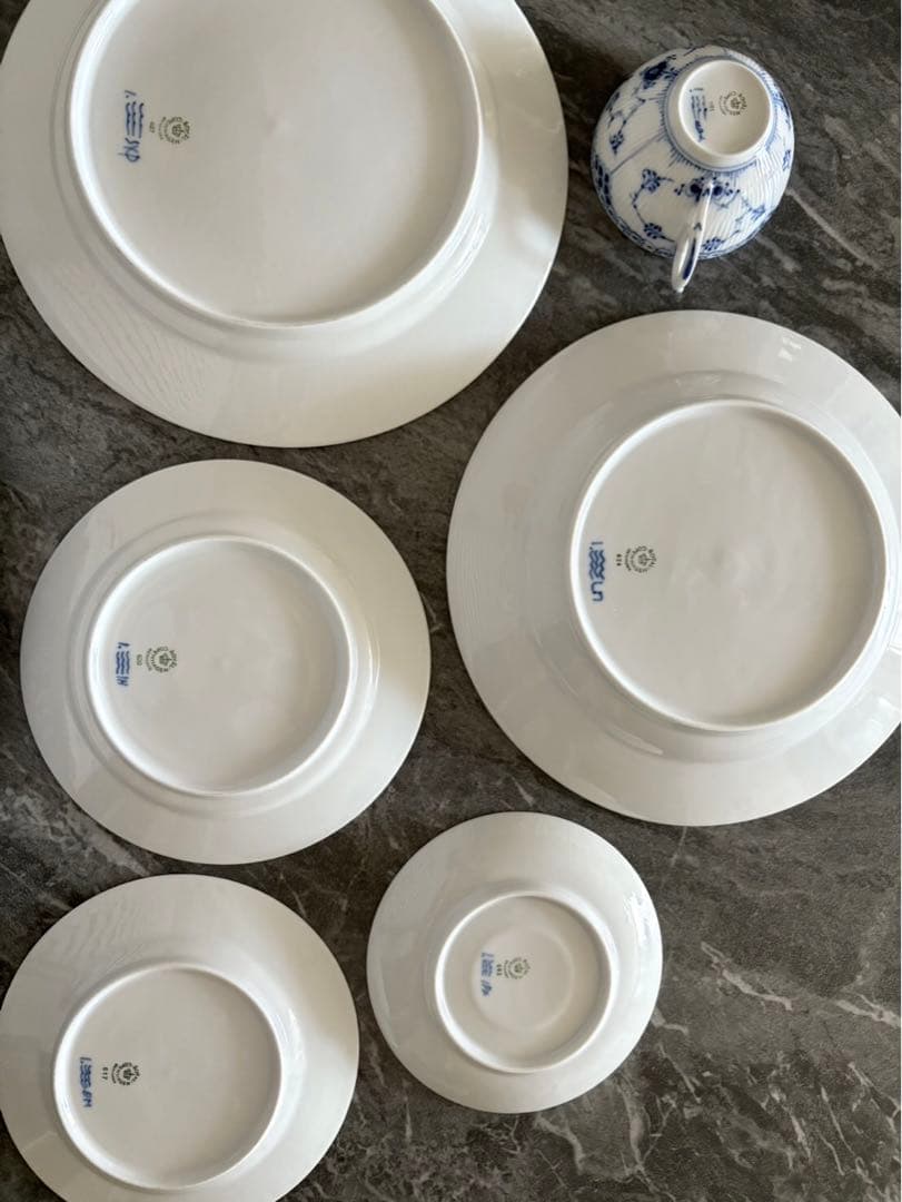 ロイヤルコペンハーゲン　ハーフレース　食器セット　残り１セット