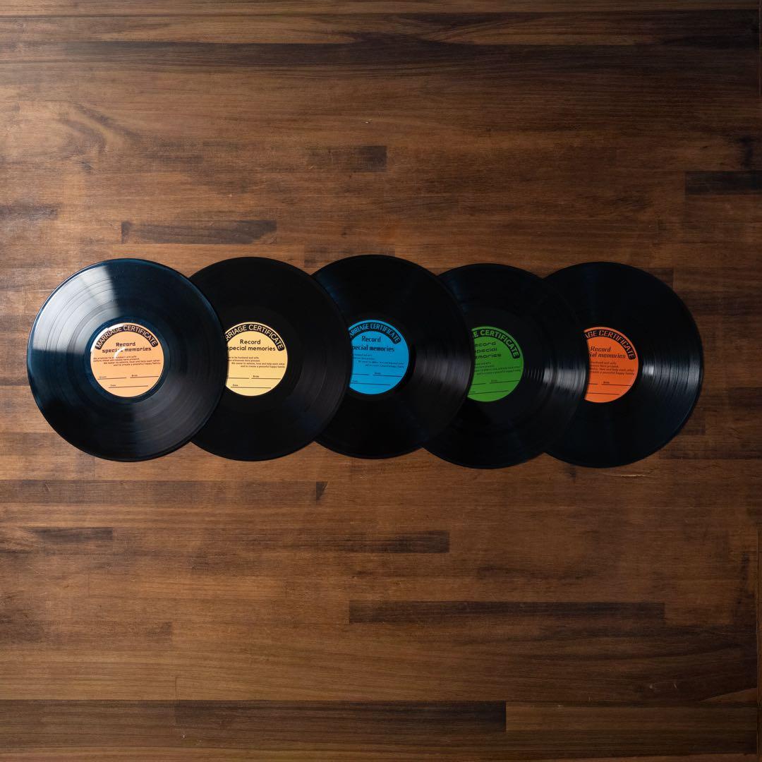 【りい断捨離中様】レコード結婚証明書