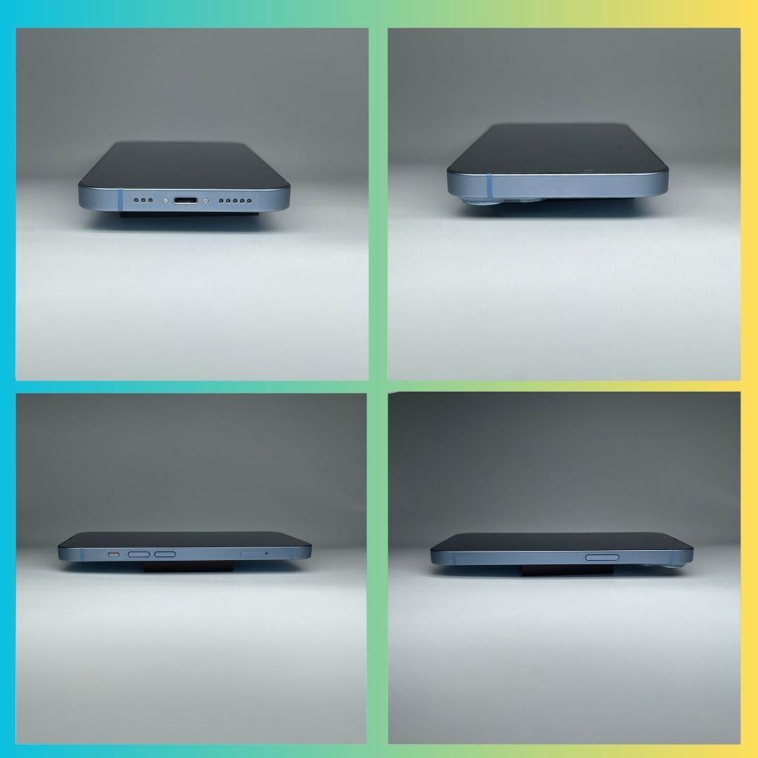 【極上品】iPhone14 128GBブルー バッテリー100％SIMフリー