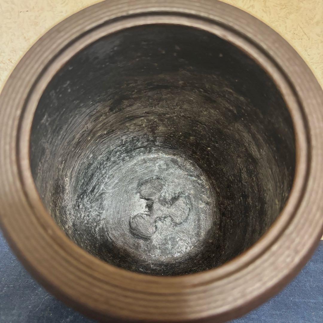 風炉 茶釜 電熱器 唐銅面取風炉 糸目筒釜 野々田製電熱器 前瓦 敷板 茶道具