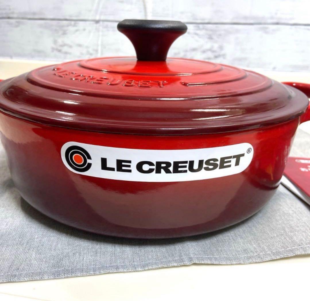 【未使用】ルクルーゼ ココットジャポネーズ 24㎝すき焼きSUKIYAKI