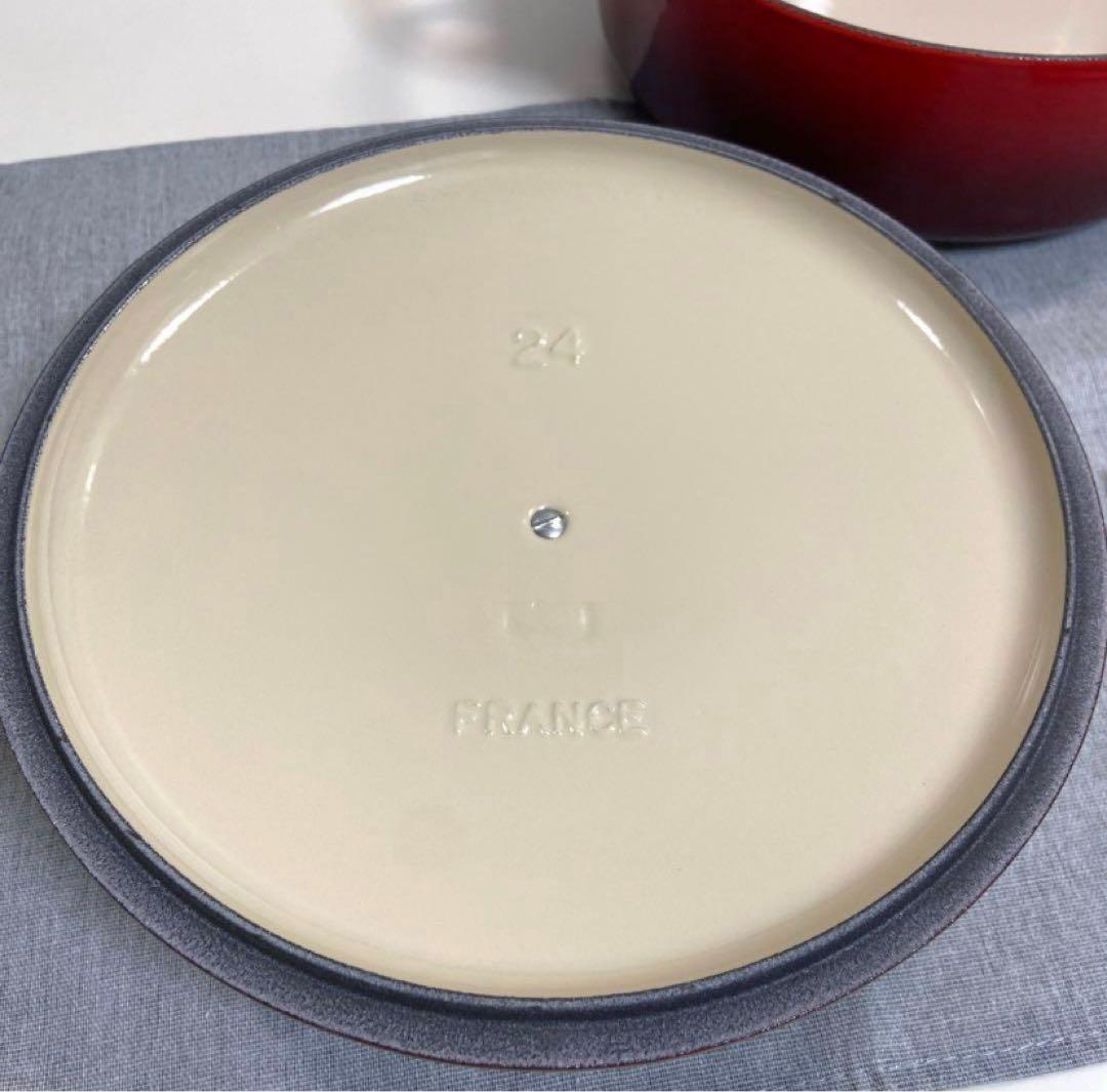 【未使用】ルクルーゼ ココットジャポネーズ 24㎝すき焼きSUKIYAKI