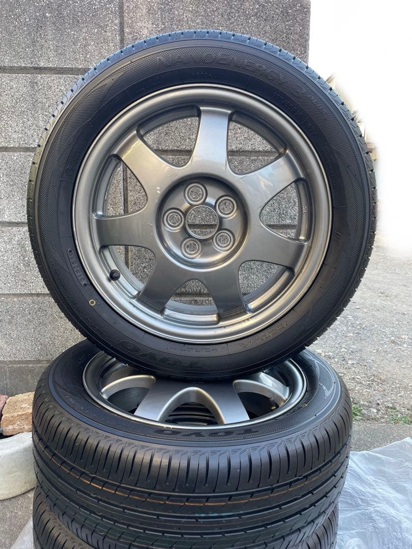 バリ溝イボライン付!TOYOTAプリウス20系純正7スポーク16×6JJ45