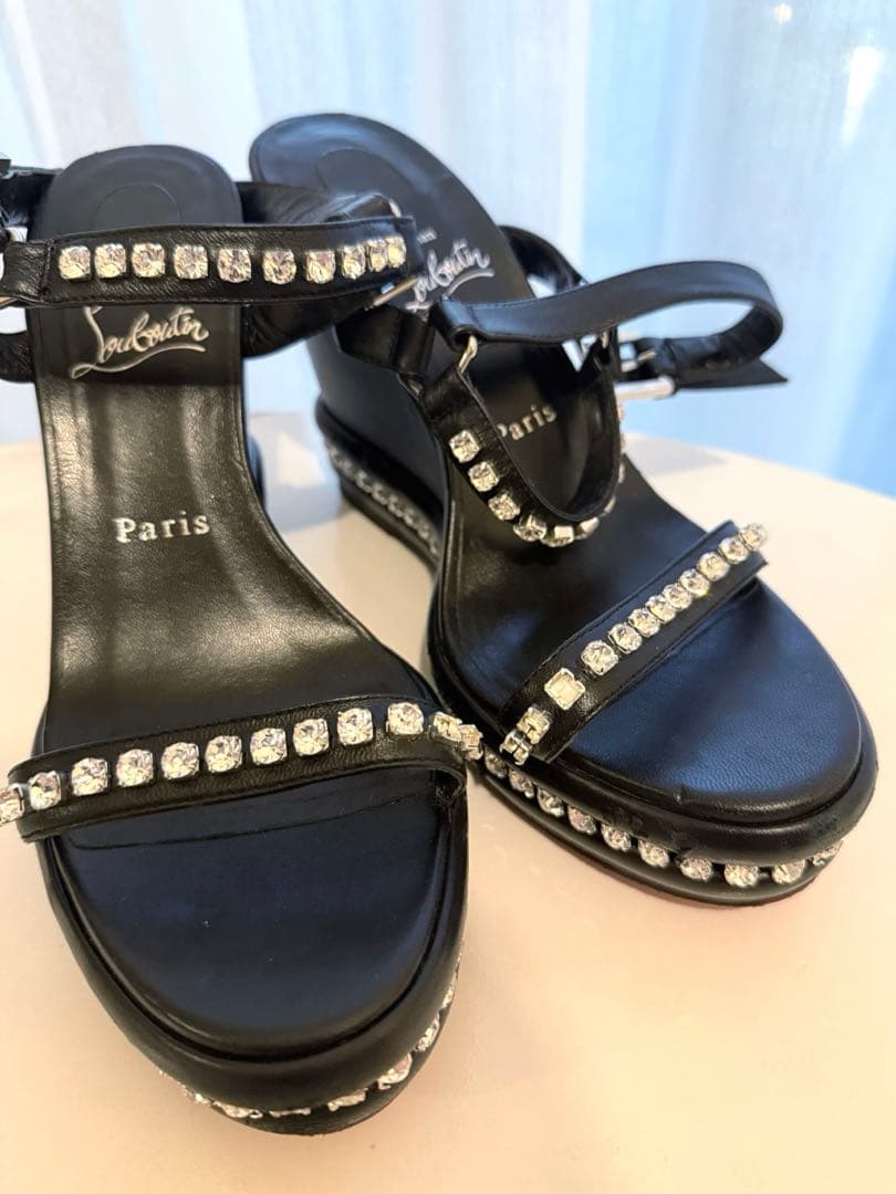 Christian Louboutin ルブタン サンダル 裏張り 38