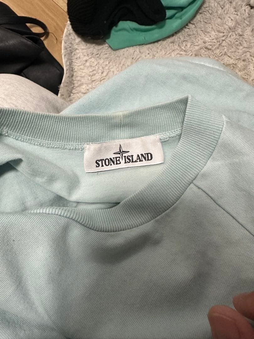 Stone  ライトブルー トレーナー