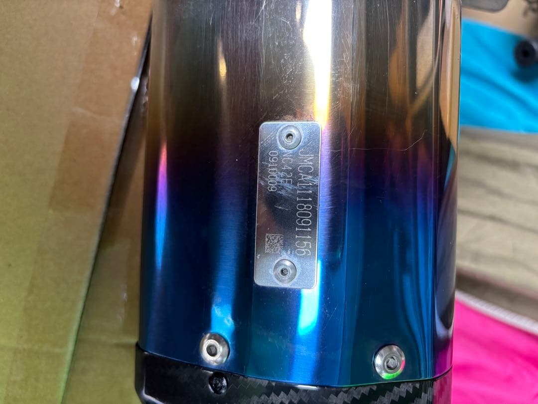 BEAMS CORSA-EVO IIヒートチタン スリップオンマフラー