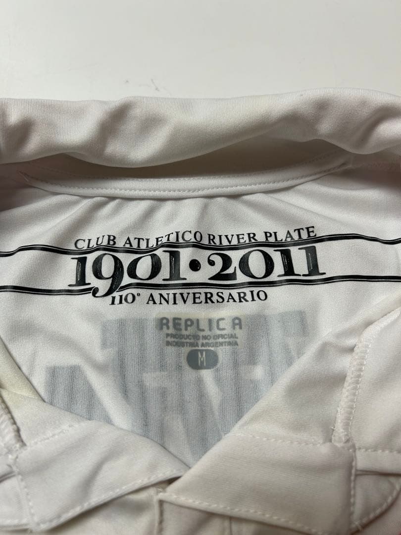  Plate リーベルプレート　ユニフォーム　ホワイト/レッド　M