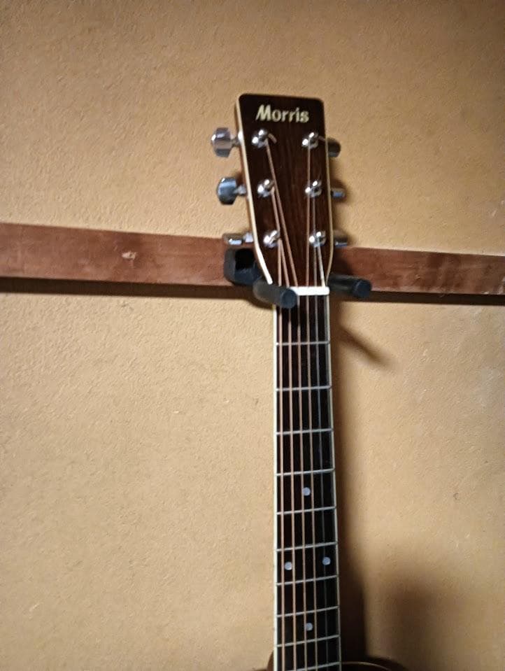 Morris アコースティックギター W30劇鳴り　愛用メンテ品　ダダリオ新弦付