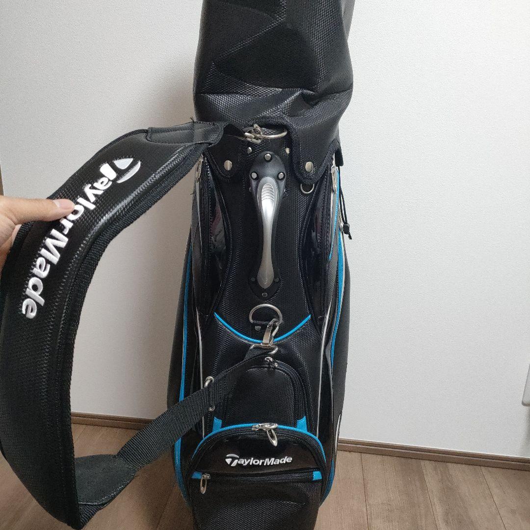TaylorMade　メンズキャディバッグ　青/黒　美品