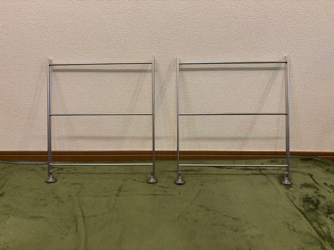 無印良品　ステンレスユニットシェルフ　(テレビ台)