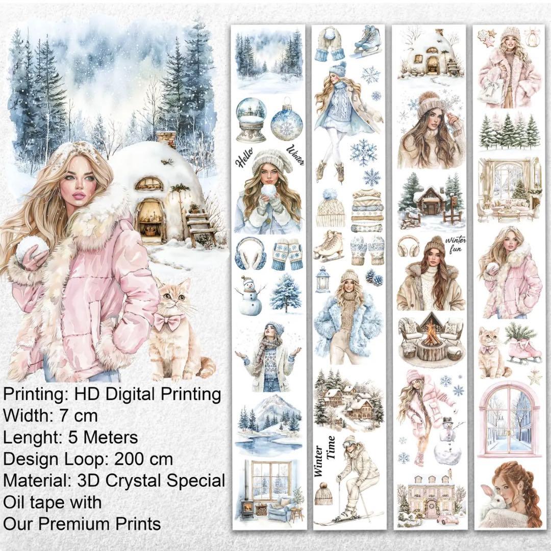 onwize 海外マスキングテープ　マステ 【2104】