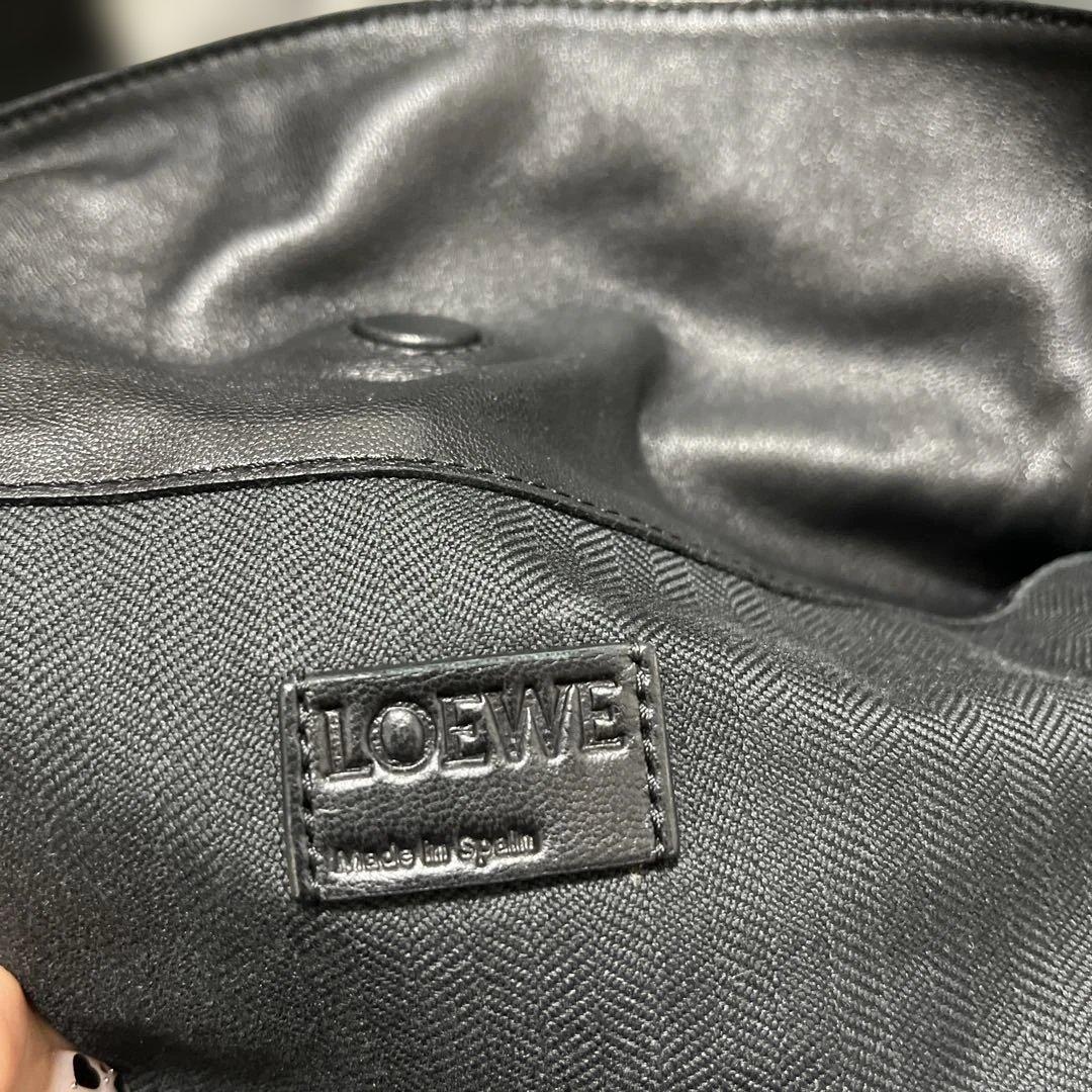 LOEWE フラメンコノットレザーショルダーバッグブラック　スモール