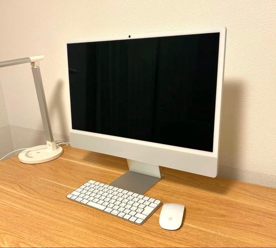 【美品】iMac M4 シルバー 2025年9月7日購入 16GB256GB