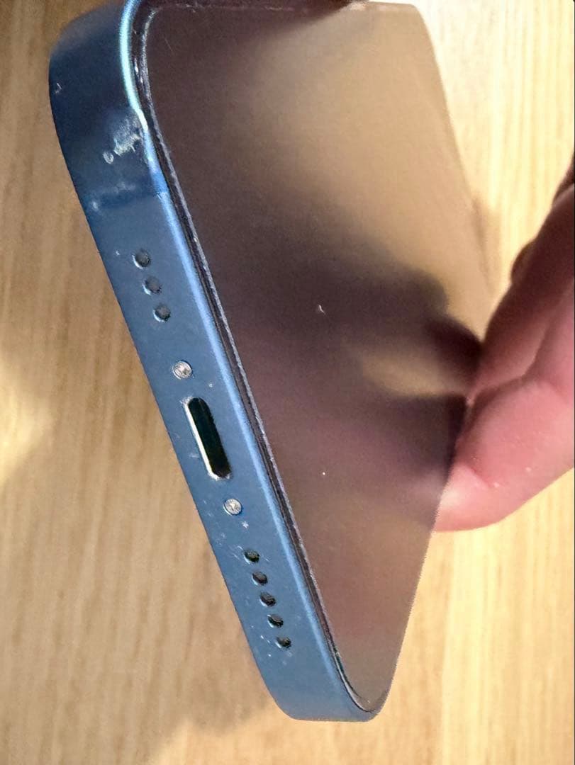 【バッテリー状態100%】 iPhone 13 128GB 青色 箱あり