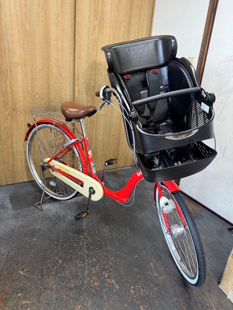 中古車　子供乗せ自転車　22/26インチ　LEDダイナモライト　3段変速　美品