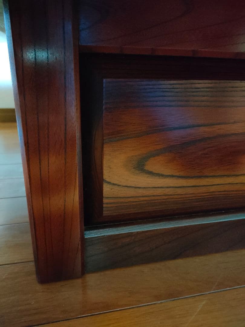 囲炉裏■欅■無垢■漆■座卓■和■アンティーク■レトロ■テーブル■ちゃぶ台/火鉢