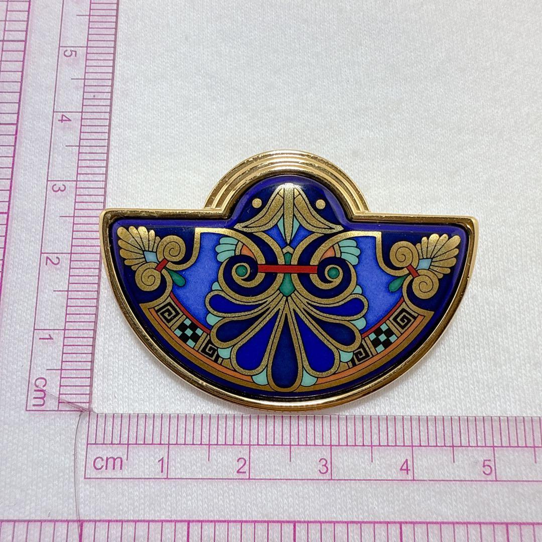 MICHAELA FREY ミカエラフレイ ゴールドカラー ブルー ブローチ