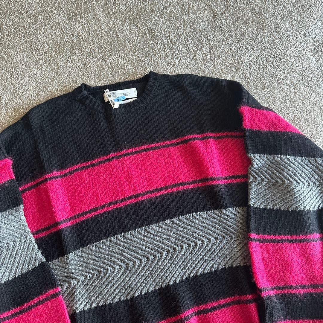 トップス dairiku boarder Knit