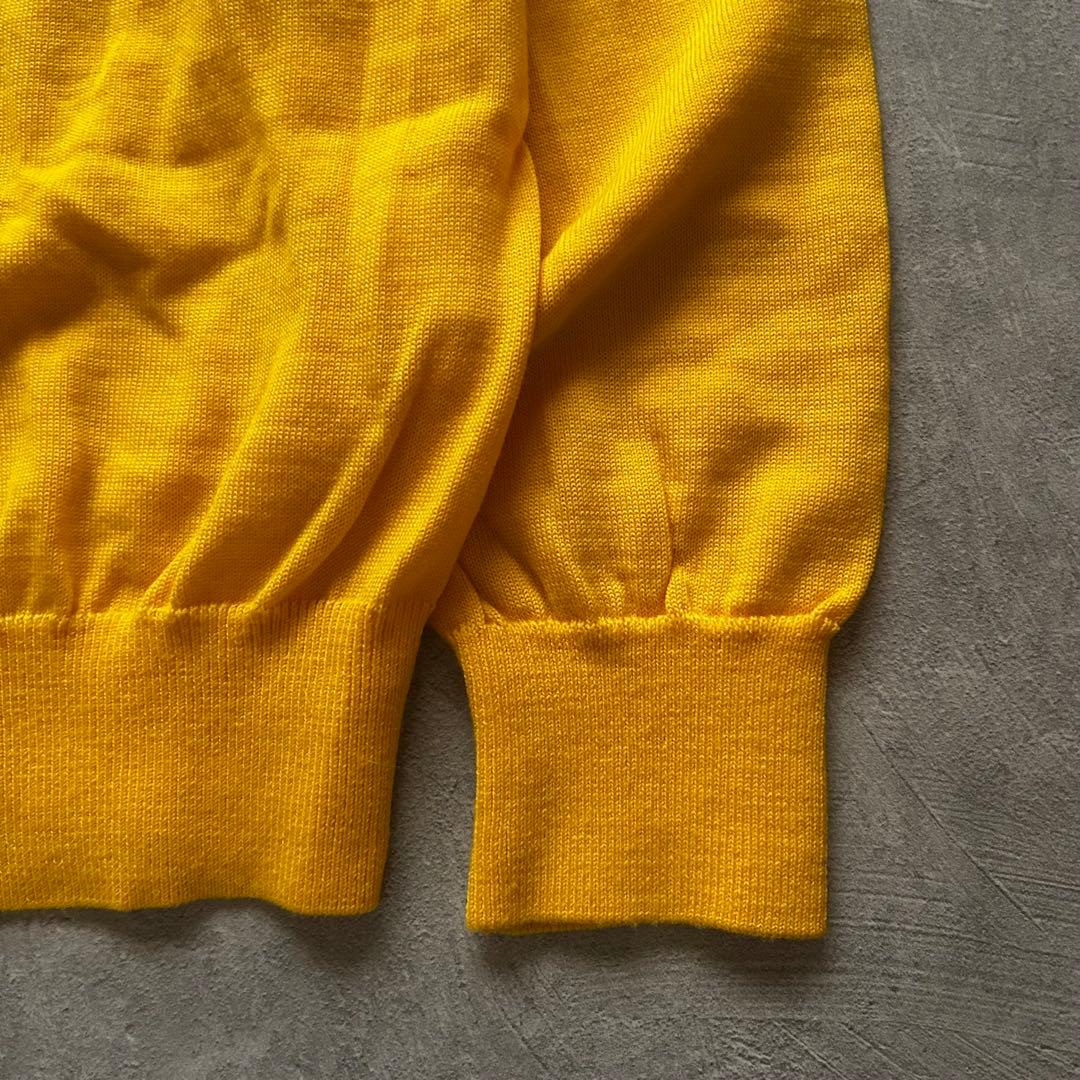 トップス retro Yves Saint Laurent cardigan yellow