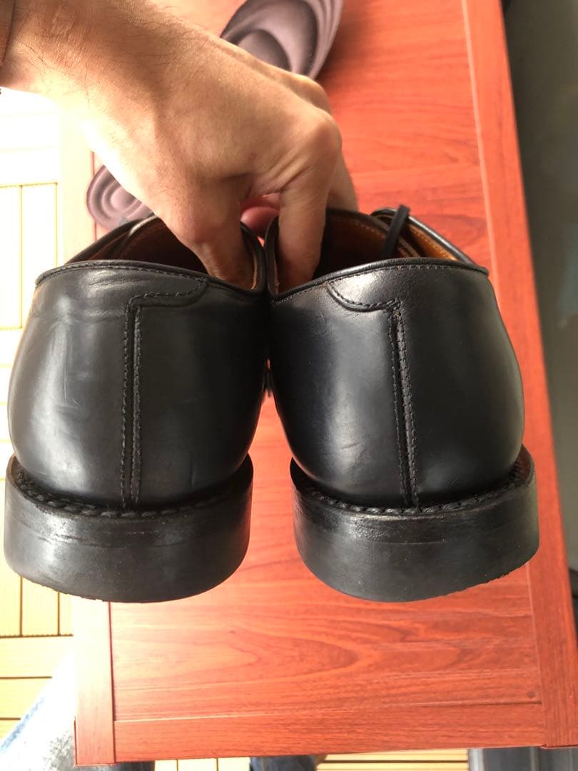 wheel robe US9D 黒 レザー モカシン シューズ