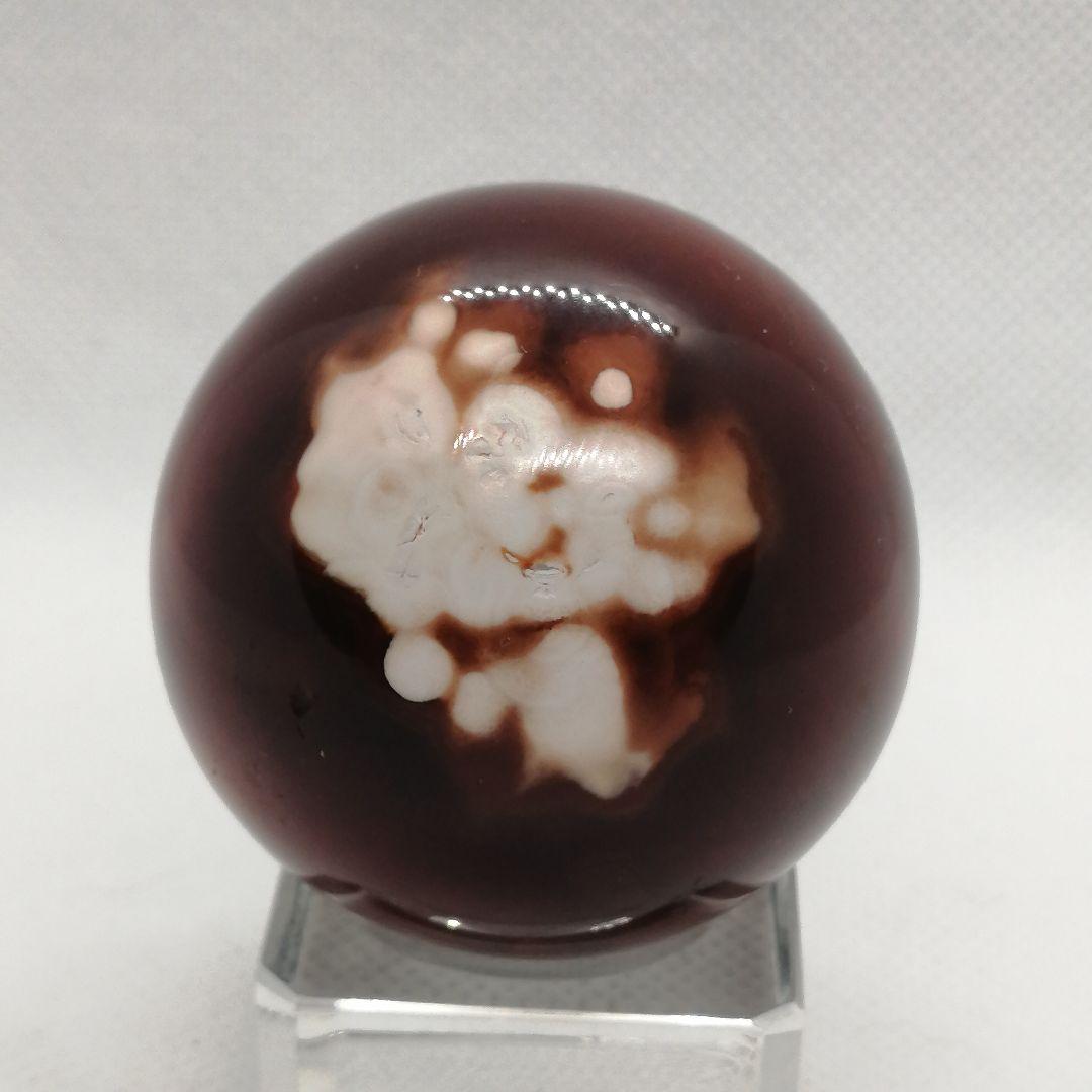 確認用新品】訳　ジオードありの濃いめカラーのカーネリアン　少し石目あり11-40