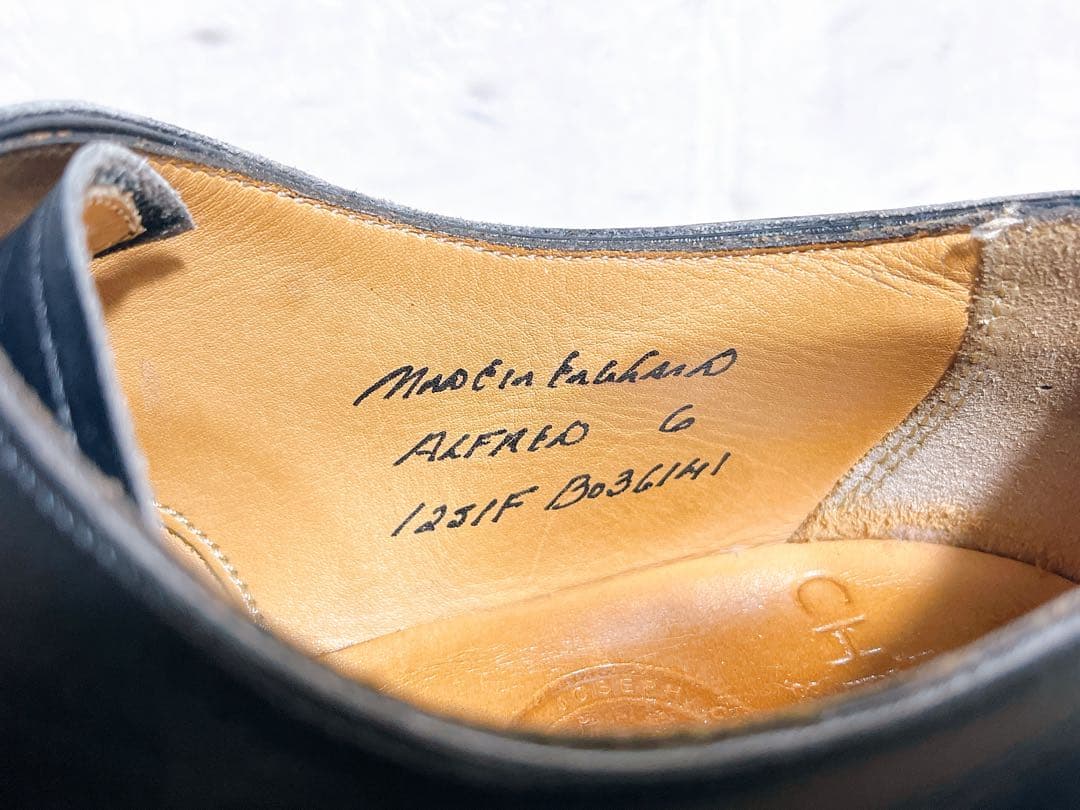 イギリス製【美品】CHEANEY ストレートチップ ビジネスシューズ UK6