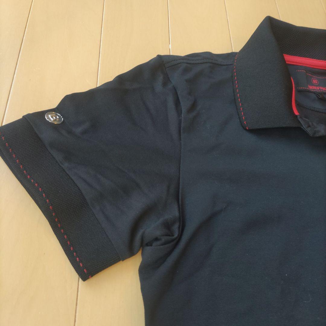 ブリーフィング　BRIEFING　ゴルフ 　半袖　ポロシャツ　ブラック　黒