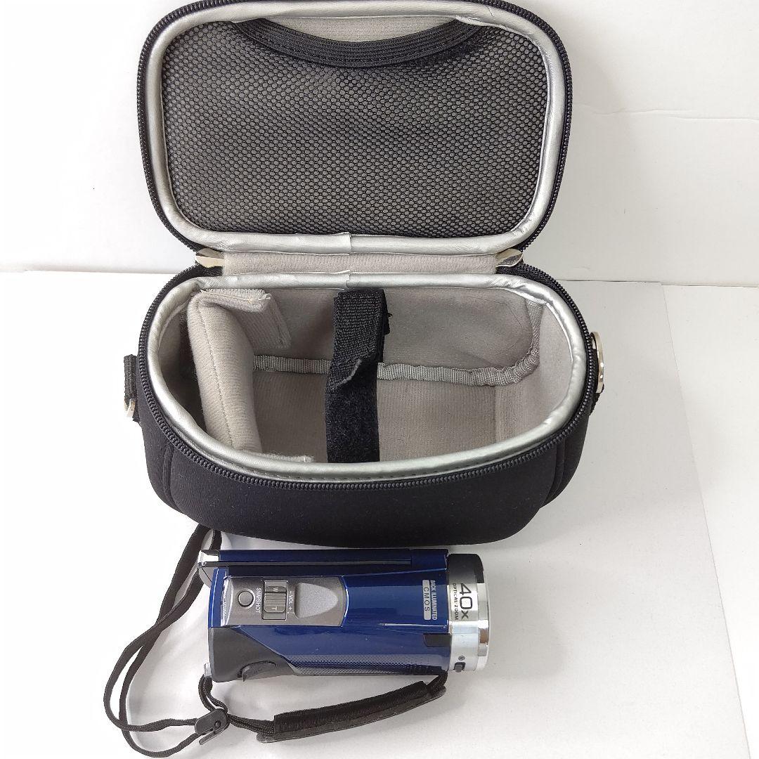 美品　JVCケンウッド　ビデオカメラ　エブリオ　光学40倍ズーム　フルHD