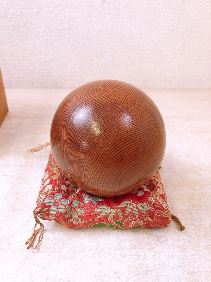 【希少】世界の銘木 屋久杉 長寿の珠 万年工芸謹製 コピオン 置物 インテリア