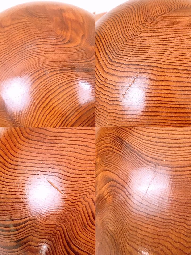 【希少】世界の銘木 屋久杉 長寿の珠 万年工芸謹製 コピオン 置物 インテリア