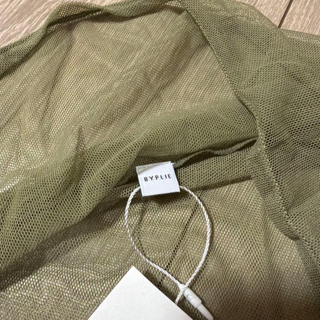 新品　バイプリエ　メッシュシュラグ　カーキ