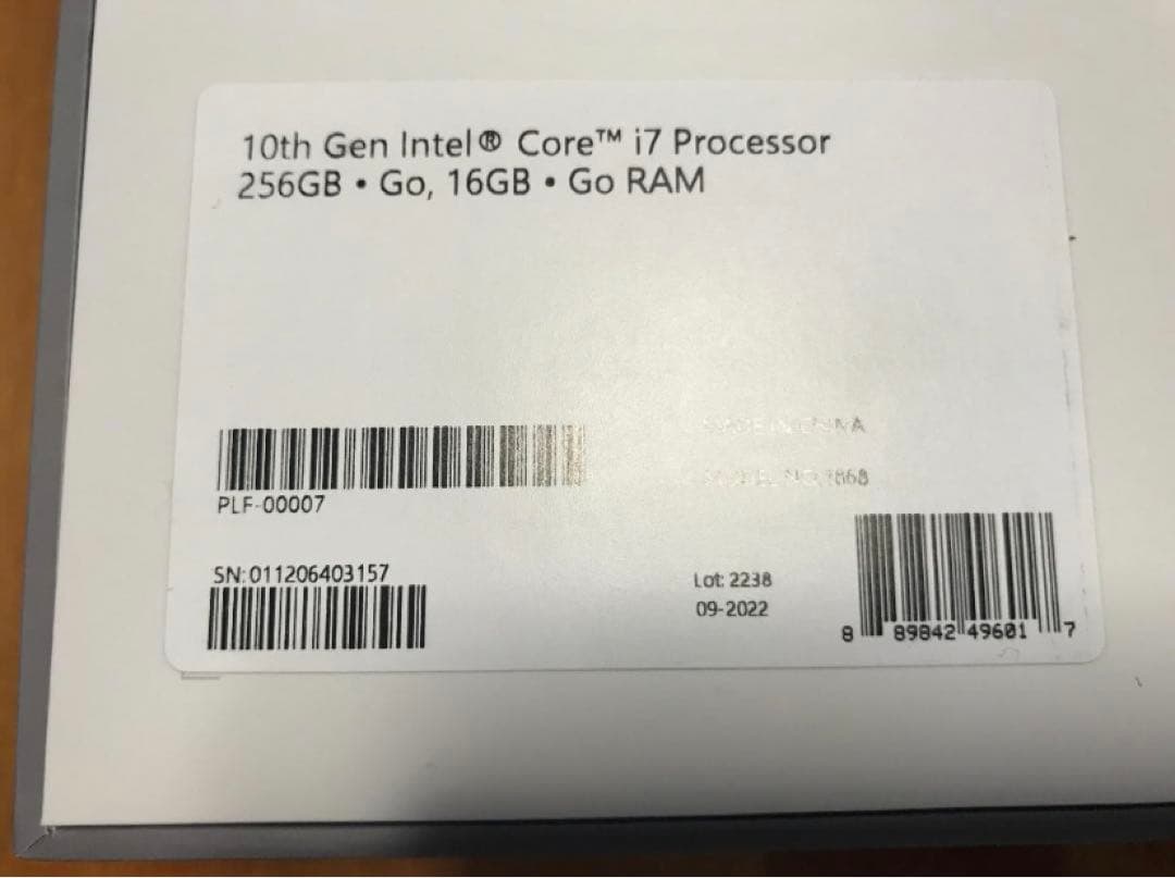 Windowsノート本体 Surface Laptop3 Core i7 16GB 256 13.5 US