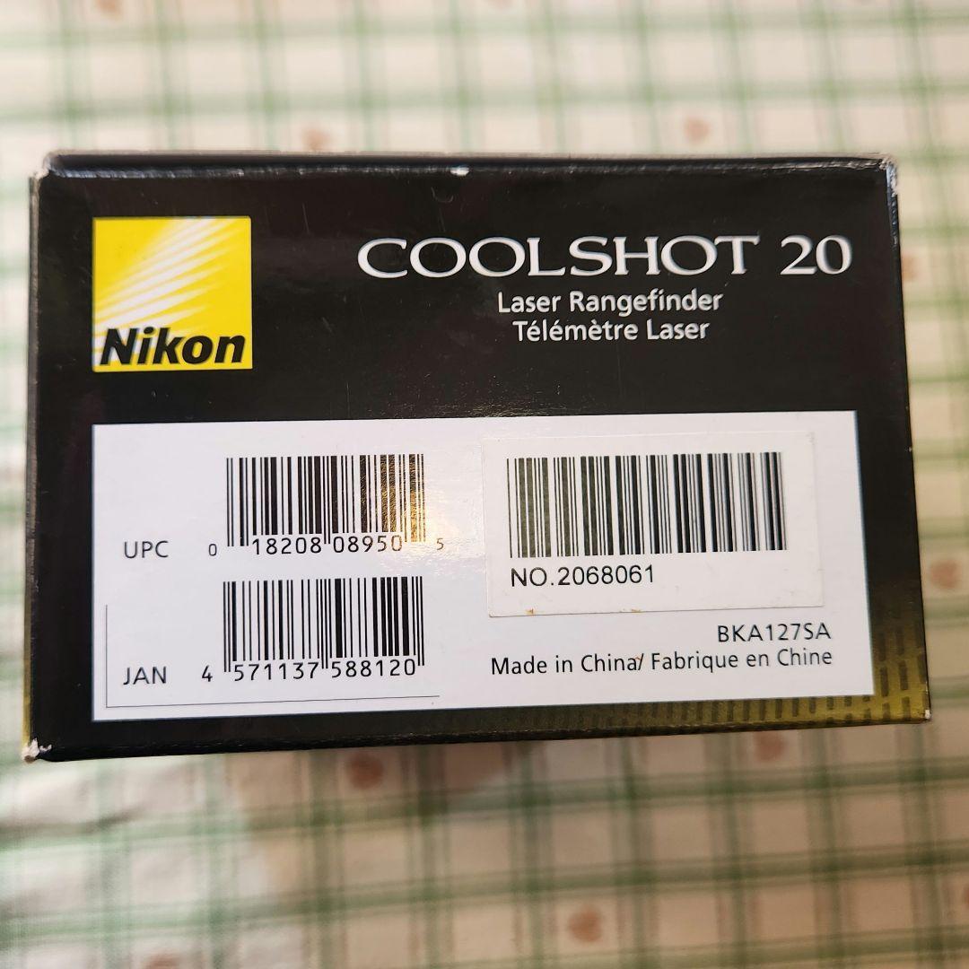 Nikon Coolshot20 ゴルフ用レーザー距離計