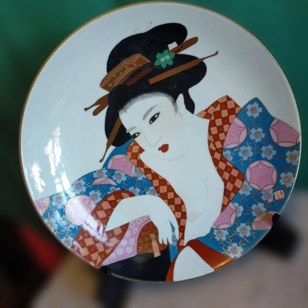浮世絵・美人画・春画・飾り皿・絵皿・源六窯
