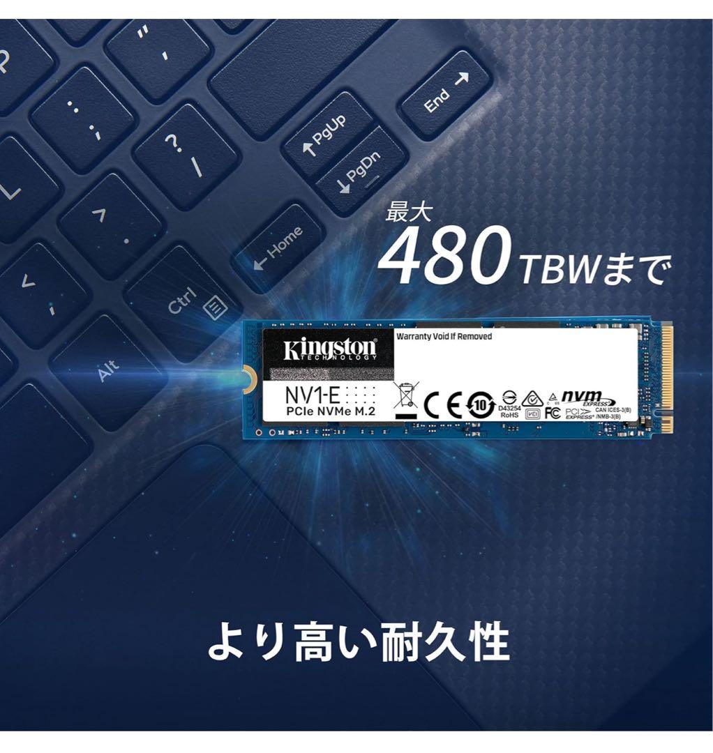 内蔵型SSD Kingston SSD NV1-E 1000GB 1TB