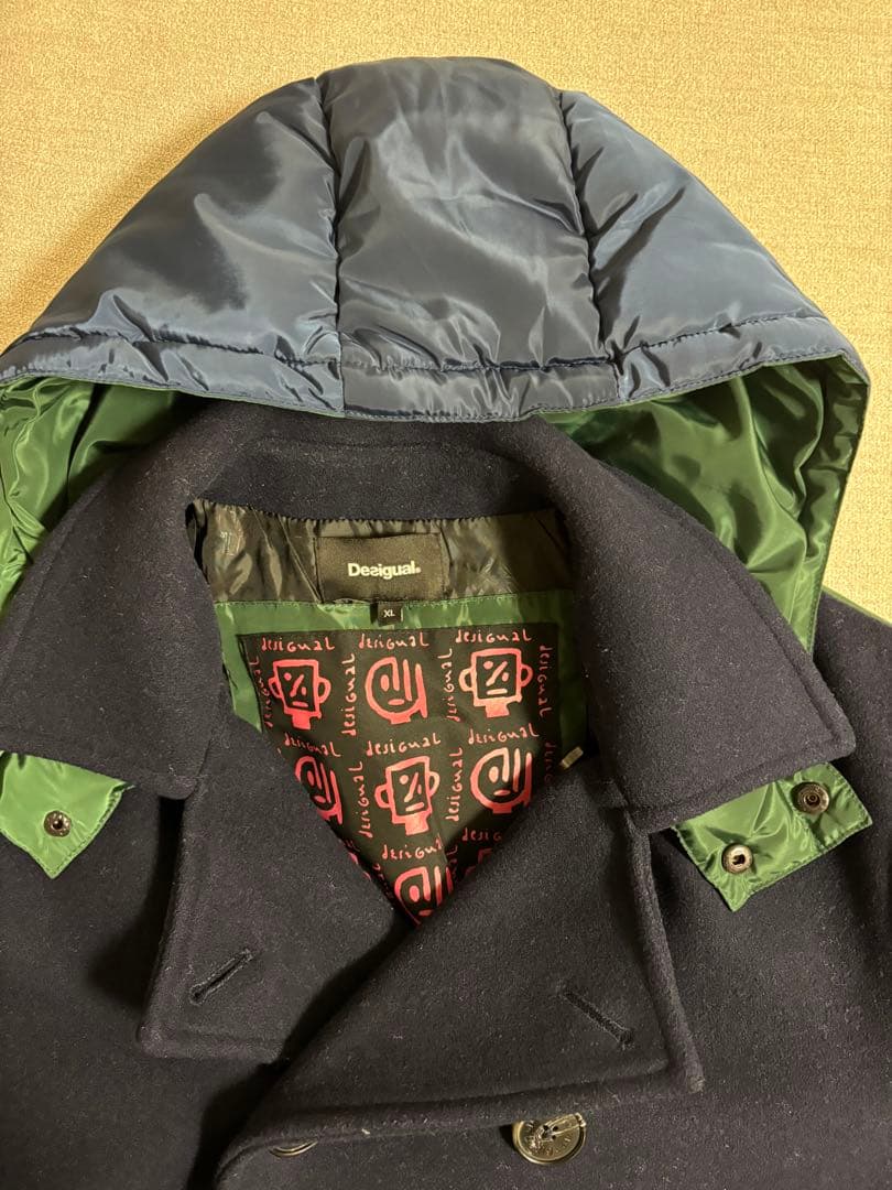Desigual　デシグアル　ピーコート　ダウンジャケット