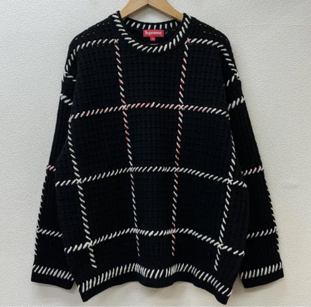 Supreme シュプリーム23SS Quilt Stitch Sweater